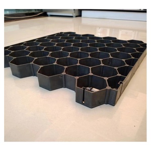 50mm thấm lát lưới cho vườn 500*500mm Kích thước 10t sức mạnh CE EU xác minh cho bãi đậu xe vỉa hè - Product Image 2