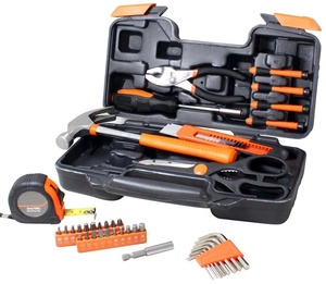 Orange 39-Piece chung hộ gia đình cơ khí phần cứng công cụ thiết lập bao gồm wrenches ổ cắm Kìm ổ cắm Bộ sửa chữa Kit trường hợp - Product Image 3