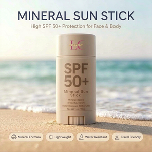 Stick <span class=keywords><strong>Solare</strong></span> Minerale Lance SPF <span class=keywords><strong>50</strong></span>+ Leggero e Resistente all'Acqua per Viso e <span class=keywords><strong>Corpo</strong></span>, <span class=keywords><strong>Protezione</strong></span> <span class=keywords><strong>Solare</strong></span> Quotidiana per Viaggi e Attività all'Aperto, Vendita all'Ingrosso - Product Image 1