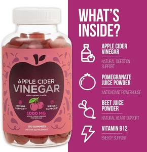 Private Label Vegan Vitamins Keto Apple Cider Vinegar Gummies Gummy De Vinaigre De <strong>Cidre</strong> De Pomme - Product Image 2
