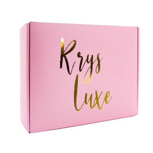 Luxury Pink Corrugated Mailer <b>Box</b> With Custom Gold Foil Logo Gift Shipping Packaging <b>Box</b> - Product Image 1