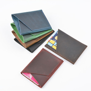 Tarjetero de Cuero Genuino al por Mayor, Personalizable con Logotipo, Minimalista, Delgado, <span class=keywords><strong>para</strong></span> Tarjetas y Efectivo - Product Image 2