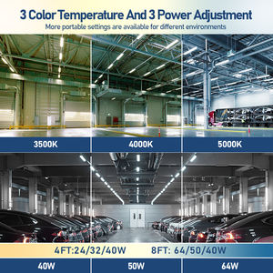 Lámpara LED para Tienda, 32W 40W 50W 64W, Potencia Seleccionable, Garantía de 5 Años, Tira de Luz Lineal de 2 Pies, 4 Pies, 8 Pies, Certificación DLC para Hospitales, IP20 - Product Image 3