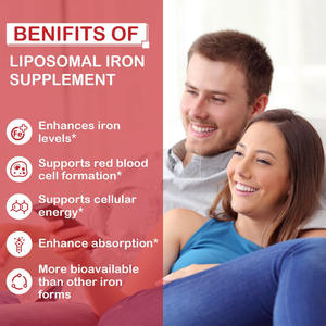 Cápsulas blandas de hierro liposomal OEM con suplemento de salud celular de vitamina <span class=keywords><strong>B12</strong></span> de ácido fólico para adultos - Product Image 4