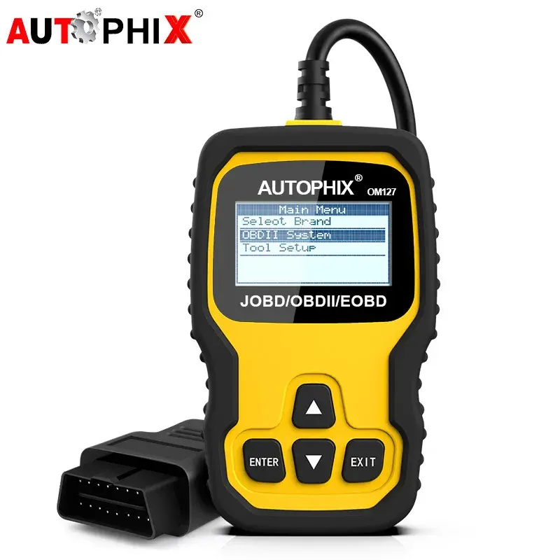 Autophix OM127 OBD2 Car Diagnostic Scanner Code Reader JOBD EOBD OBD2 Auto Scanner With Russian Fast Detect Japanese Vehicles