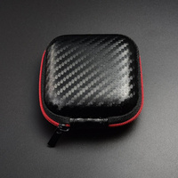 Étui pour écouteurs portables, pochette rigide en EVA avec fermeture éclair, organisateur de casque résistant aux chocs, boîte de transport compacte pour accessoires de moniteur