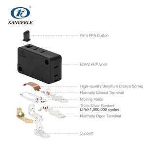 3 Pin Side Blade Long Lever <strong>Micro</strong> on Off <strong>Switch</strong> Magnetic <strong>Micro</strong> <strong>Switch</strong> 3 Pins Mini <strong>Micro</strong> <strong>Switches</strong> - Product Image 5