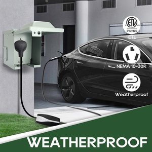 Caja de Conexión Metálica para Exteriores Resistente a la Intemperie, 30amp 6-30r, Enchufe Eléctrico con Corriente Nominal de 30A - Product Image 5