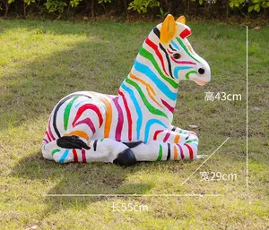 Sculpture en résine d'animal de la jungle africaine, style <span class=keywords><strong>exotique</strong></span>, statue de cheval, sculpture animale - Product Image 6