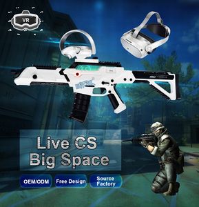 Machine de jeu CS <span class=keywords><strong>VR</strong></span> multi-joueurs en direct 4 personnes grand espace projecteur intérieur réalité virtuelle parc d'attractions en métal autres produits - Product Image 3