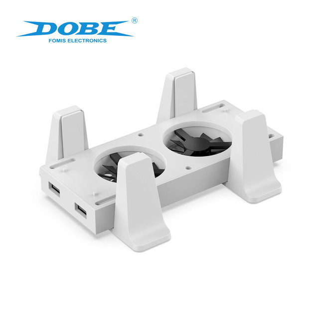 TYX-0658 for Xbox Series S Console Dual Cooler Vertical Fan System 2 USB Hub Charging Cooling Stand