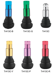 Valvole per Pneumatici Tubeless Auto <span class=keywords><strong>TR</strong></span> 412c/413c/414c, Valvole in Gomma a Inserimento Rapido per Pneumatici Senza Camera d'Aria - Product Image 5