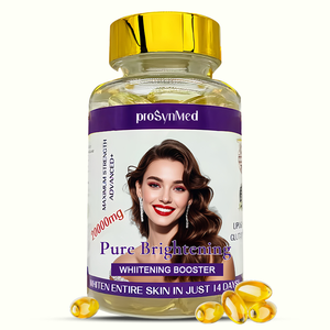 Capsule Sbiancanti per la Pelle ad Azione Rapida in 14 Giorni, <span class=keywords><strong>Booster</strong></span> Puro Illuminante 20000mg, Integratore di L-Glutatione - Product Image 1
