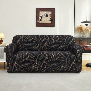 Housse de canapé universelle à <span class=keywords><strong>couverture</strong></span> complète INSHARE Factory-Source imprimé lait soie plante motif canapé housse de canapé - Product Image 1