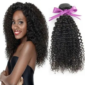 Prix de gros cheveux produits vierge brésilienne cheveux remy Crépus bouclés 100 extension de cheveux humains