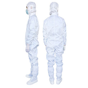 Esd antistatik Esd kaplı güvenli laboratuvar önlüğü Polyester giyim anti-statik tulum laboratuvar ceket antistatik elbise - Product Image 4