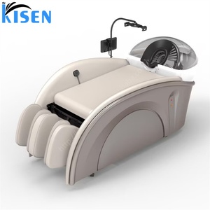 KISEN Professional Beauty Salon Head Spa <b>Bed</b> Hair Washing Automatic Shampoo Chair 4D Electric Massage Shampoo <b>Bed</b> - Product Image 2
