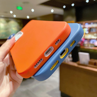 Étui de protection pour téléphone portable en TPU liquide antichoc, couleur unie, pour 11/12/13/14 Pro Max XR/XS