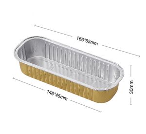 200ML Disposable <b>Food</b> Grade Square Plastic <b>Container</b> with <b>PET</b> Lid Smooth Wall Aluminium Foil Pan <b>for</b> <b>Food</b> <b>Storage</b> - Product Image 1