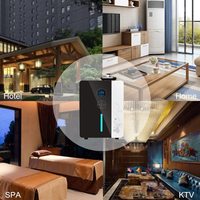 Diffuseur d'arômes commercial WiFi grande capacité, diffuseur de parfum électrique en métal pour hôtel, système HVAC sans eau, machine à parfum contrôlée par application