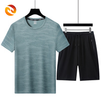 Ensemble de survêtement d'hiver à séchage rapide en mesh, performance athlétique, entraînement, évacuation de l'humidité, respirant, léger, écologique, coupe-vent
