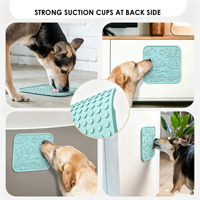 Tapis de léchage pour chien en silicone sans BPA, anti-anxiété, à alimentation lente, avec ventouses