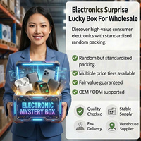 COSMOVA Nueva Caja Misteriosa de Electrónicos con Artículos Aleatorios de 1 a 5 Piezas con Ranura SIM para Dispositivos 5G, Caja Sorpresa
