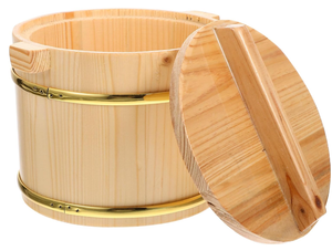 Baril en bois Sushi en bois Sushi riz seau de service à la vapeur fût porte-riz à la vapeur - Product Image 3