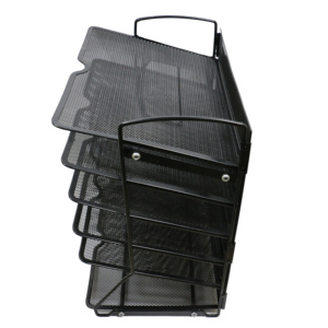 Estante de metal de acordeón escritorio paso bolsillo Oficina archivo colgante organizador caja - Product Image 3