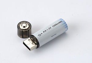새로운 1.5v USB 충전 배터리 간편한 충전 3400mWh 리튬 이온 충전식 배터리 리튬 <span class=keywords><strong>AA</strong></span> 배터리 전체 검사 - Product Image 2