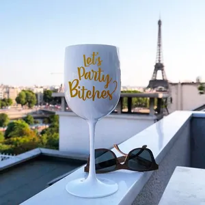 Ensemble de verres à vin en <span class=keywords><strong>plastique</strong></span> réutilisables tasse à boisson couleur personnalisée <span class=keywords><strong>incassable</strong></span> verres à champagne flûte à champagne <span class=keywords><strong>verre</strong></span> à vin en <span class=keywords><strong>plastique</strong></span> - Product Image 4