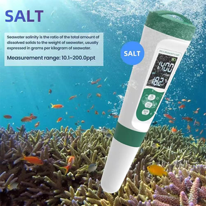Nuevo Analizador de Agua para Piscinas 2026 con Pantalla LCD Retroiluminada, Digital, 5 en 1, Multifuncional, Medidor de PH, Temperatura, Salinidad, TDS y <span class=keywords><strong>EC</strong></span> de Alta Precisión - Product Image 4