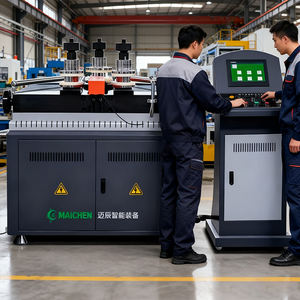 रिबाउंड डिटेक्शन के साथ धातु प्रोफ़ाइल के लिए स्मार्ट cnc रोल बेंडिंग मशीन (s/u/c/परिपत्र आकार झुकने) - Product Image 3