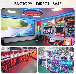 商业商店广告板户外全彩LED可编程滚动灯牌显示屏LED滚动文字显示屏 - Product Image 6