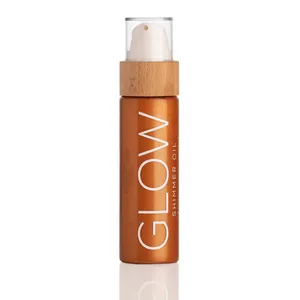 Natürliches organisches trockenes glänzendes Partikel-Körper öl Golden Bronze Tan Glow Shimmer Oil