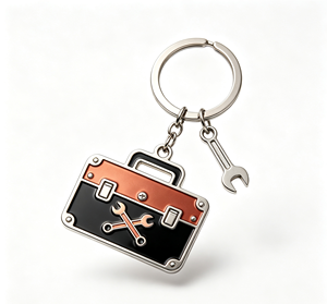 Metal Tool Kit Keychain Enamel <b>Key</b> <b>Ring</b> Zinc Alloy <b>Bag</b> Charm for Gift and Promotion - Product Image 4