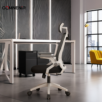 Chaise de salle à manger ergonomique moderne en maille Mobilier optimisé par les enseignants pour l'école et le bureau Vente directe en usine Solution unique