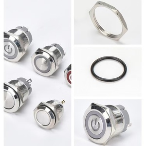 Công tắc nút kim loại 16mm,<span class=keywords><strong>19mm</strong></span>,22mm với nút đặt lại tự khóa nhẹ - Product Image 4