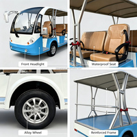 Voiture électrique utilitaire personnalisable et durable, grande capacité, navette de transfert pour hôtel