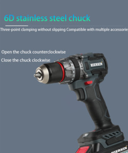 HIERKIN Herramientas de Electricista de Alta Calidad Taladros con Motor Eléctrico y Destornillador Eléctrico con Velocidad Variable - Product Image 6