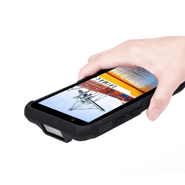 W62H 6 Inch 4G Smart Mobile Phone Rugged Hand Terminal PDA With 1D 2D Barcode NFC UHF