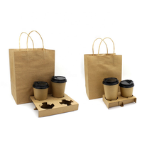 Porte-gobelet jetable pour boisson chaude au café en papier de conception personnalisée en gros