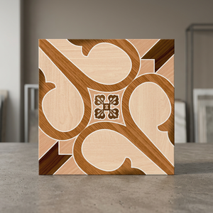 Carreaux de sol en céramique émaillée effet marbre Creta Beige 40x40cm, finition brillante, qualité supérieure - Product Image 4