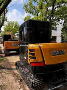 Excavatrice sur chenilles SY60 à prix avantageux avec moteur, faible nombre d'heures de fonctionnement, parfait état de marche - Product Image 5