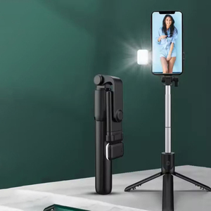 Chất lượng cao R1s đa chức năng BT điều khiển từ xa điện thoại di động Selfie Stick sống Máy tính để bàn chân với vẻ đẹp dẫn ánh sáng - Product Image 6