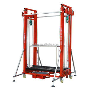 Perancah Lipat Elektrik 3M, Platform Pengangkat Tali Kawat Elektrik dengan Remote Control, Perancah Elevator untuk Hotel dan Penggunaan Rumah Tangga - Product Image 3