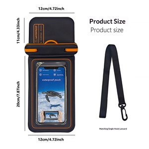 Étui étanche pour téléphone portable <span class=keywords><strong>en</strong></span> forme d'éponge, grande capacité, <span class=keywords><strong>sac</strong></span> étanche pour les sports <span class=keywords><strong>de</strong></span> <span class=keywords><strong>plage</strong></span> et les aventures aquatiques, pochette étanche pour téléphone portable - Product Image 5