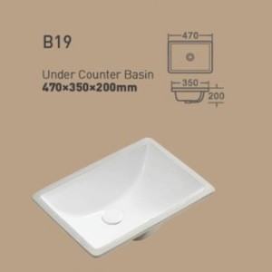 Meuble <span class=keywords><strong>de</strong></span> <span class=keywords><strong>salle</strong></span> <span class=keywords><strong>de</strong></span> <span class=keywords><strong>bain</strong></span> moderne sous comptoir avec lavabo en céramique rectangulaire intégré pour projets hôteliers et d'appartements - Product Image 6