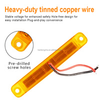 Feu de signalisation latéral pour camions Kaidengzhe 12V-24V, feu de recul de remorque de haute qualité, feu latéral de pare-chocs LED