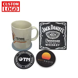 Custom Tea Coffee Cup Mats Custom Cup board Coasters Glass Coaster